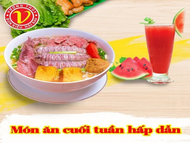 Bún riêu hải sản chuẩn vị hà thành